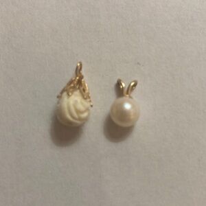 Two 14k Yellow Gold Pendants